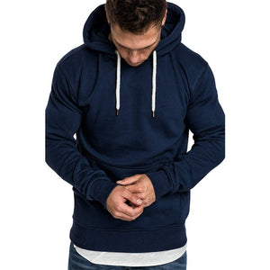 Hot 2019 Spring Autumn Fashion Brand Men's Hoodies Male Casual Hoodies Sweatshirts Men Solid Color Hoodies Sweatshirt Tops