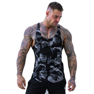 New Camouflage Tank Tops Men Brand Mens Sleeveless Shirts Summer Clothing Bodybuilding Undershirt Casual Fitness Tanktops vest