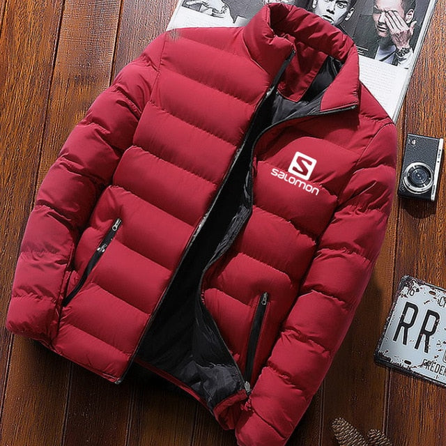 2019 New Winter Jackets Parka Men Autumn Winter Warm Outwear Brand Slim Mens Coats Casual Printed Jackets