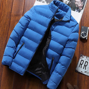 2019 New Winter Jackets Parka Men Autumn Winter Warm Outwear Brand Slim Mens Coats Casual Printed Jackets