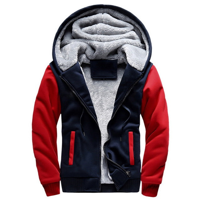 2019 Autumn Men Tracksuit Sets Winter Fleece Hooded Jacket Pants Sweatshirts 2 Piece Set Hoodies Sports Suit Coat Sportswear 5XL