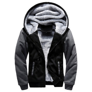 2019 Autumn Men Tracksuit Sets Winter Fleece Hooded Jacket Pants Sweatshirts 2 Piece Set Hoodies Sports Suit Coat Sportswear 5XL