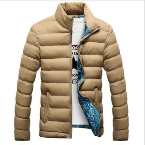 Winter Jacket Men 2019 Fashion Stand Collar Male Parka Jacket Mens Solid Thick Jackets and Coats Man Winter Parkas M-4XL