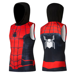 Skull marvel Bodybuilding Tank Tops men Gym Stringer Fitness Tank Top Men Gym Clothing Breathable high-elastic Vest hoodies