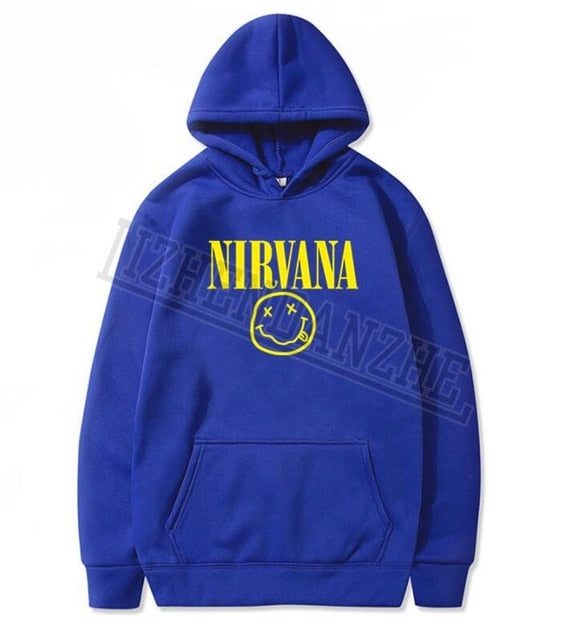 Nirvana Fashion Brand Men's Hoodies 2019 Spring Autumn Male Casual Women Hoodies Sweatshirts Men's  Sweatshirt Tops