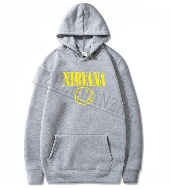 Nirvana Fashion Brand Men's Hoodies 2019 Spring Autumn Male Casual Women Hoodies Sweatshirts Men's  Sweatshirt Tops