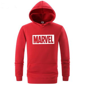 Brand 2019 New Winter Brand Sweatshirt Men's High Quality MARVEL Letter Print Fashion Men's Hoodie Clothing Size M-XXL