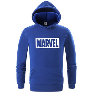 Brand 2019 New Winter Brand Sweatshirt Men's High Quality MARVEL Letter Print Fashion Men's Hoodie Clothing Size M-XXL