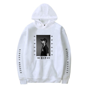 Hoodie Nipsey Hussle Men Unisex Sweatshirt Streetwear Women Teenager Boy Oversize 2XS - 4XL Casual Fashion White Black Gray