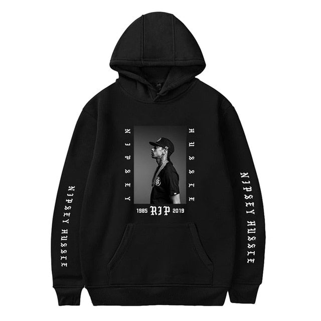 Hoodie Nipsey Hussle Men Unisex Sweatshirt Streetwear Women Teenager Boy Oversize 2XS - 4XL Casual Fashion White Black Gray