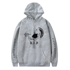 Hoodie Nipsey Hussle Men Unisex Sweatshirt Streetwear Women Teenager Boy Oversize 2XS - 4XL Casual Fashion White Black Gray