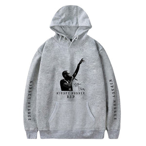 Hoodie Nipsey Hussle Men Unisex Sweatshirt Streetwear Women Teenager Boy Oversize 2XS - 4XL Casual Fashion White Black Gray