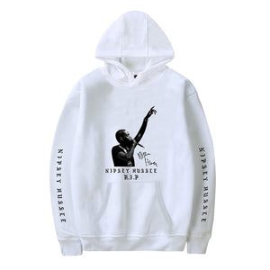 Hoodie Nipsey Hussle Men Unisex Sweatshirt Streetwear Women Teenager Boy Oversize 2XS - 4XL Casual Fashion White Black Gray