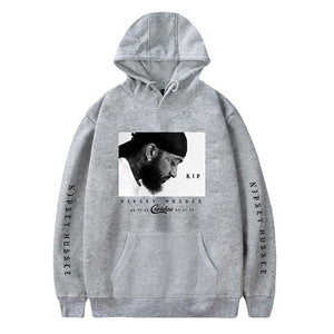 Hoodie Nipsey Hussle Men Unisex Sweatshirt Streetwear Women Teenager Boy Oversize 2XS - 4XL Casual Fashion White Black Gray