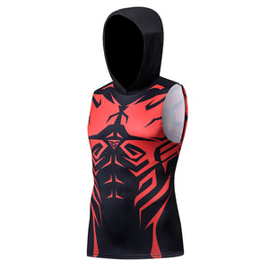 Skull marvel Bodybuilding Tank Tops men Gym Stringer Fitness Tank Top Men Gym Clothing Breathable high-elastic Vest hoodies